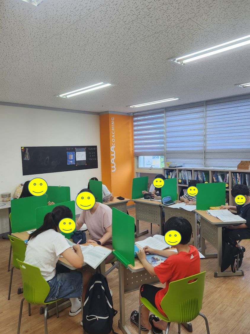 오름클래스 관저동 학원 내부
