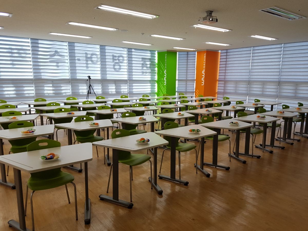 오름클래스 월성동 학원 내부